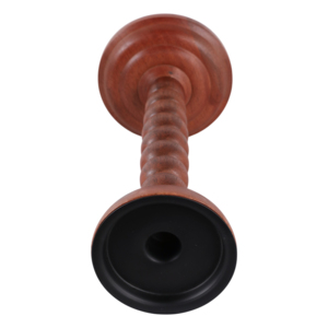Stacked Round <b>Taper</b> <b>Candle</b> Holder Wooden Candlestick For Home Living Room Decor Kitchen Counter Bathroom Vanity - Product Image 6