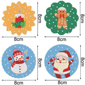 Noël rétractable infirmière Badge bobine Clip 5D diamant peinture Kits, étudiants médecin ID porte-carte bricolage diamant Art ornement - Product Image 3