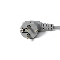 Cordon d'alimentation standard UE couleur personnalisée 16 A 250 V avec fiche à trois broches et connecteur C19 pour les acheteurs d'appareils électroménagers