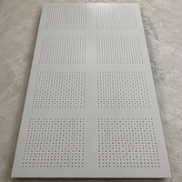 Plaque de plâtre perforée ignifuge pour projet de plafond de bâtiment commercial