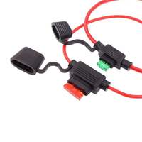 Porte-fusible à lame en ligne ATC ATO avec câble, étanche, pour voiture, mini-prise de fusible standard 5A-30A, directement de l'usine