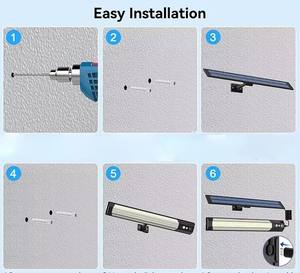Lampada a Sospensione LED da Esterno Impermeabile con Sensore di Movimento Solare, Luce Bianca Neutra Dimmerabile - Versatile ed Ecologica - Product Image 4