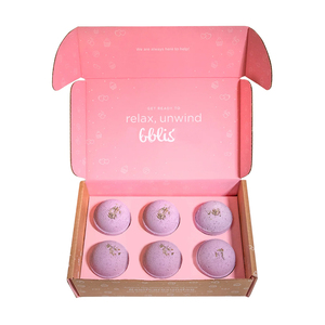 Emballage de boîte de <span class=keywords><strong>bombe</strong></span> de bain <span class=keywords><strong>en</strong></span> papier carton personnalisé pour bombes de bain - Product Image 1