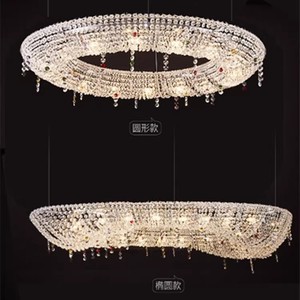 Candelabro de cristal ajustable de gama alta de lujo Diseño de iluminación de comedor fino para salas de estar Arte Hoteles y restaurantes - Product Image 5