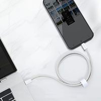 Cable de Carga Rápida USB C a USB C de 1M 1.5M 2M PD20W con Trenzado de Nailon (para Teléfonos Móviles)