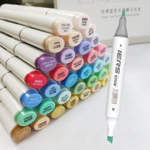 Marcadores de Alcohol de Punta Fina y Punta Biselada, Juego de Marcadores de Doble Punta para Dibujo Artístico, para Artistas Adultos, para Colorear e Ilustrar - Product Image 4