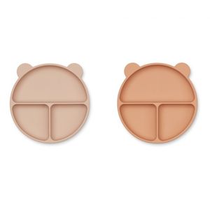 New Custom <b>Bear</b> Silicone Plates, Custom <b>Cute</b> Silicone Baby Plate Design 3 in 1 Silicone Plate - Product Image 4