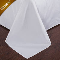 Linge de lit en coton blanc pur, vente en gros, queen size, ensembles de couette, literie de luxe
