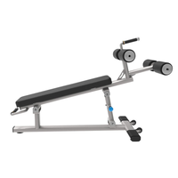 Banc de musculation réglable commercial 52 kg - Banc en cuir PU avec coussin d'assistance pour sit-up et cadre en acier pour la maison/la salle de sport (vente en gros)