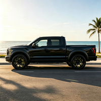 Jantes en alliage forgé personnalisées 24X14 26X14 26X16 8x6.5 8x180 à déport profond polies avec enjoliveurs flottants pour Toyota Tundra RAM 1500
