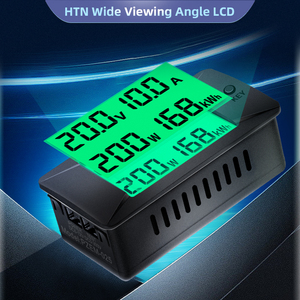 Peacefair PZEM-025 kỹ thuật số hai chiều năng lượng mét 0-300V 50A vôn kế & Ampe kế Chỉ báo pin Điện áp & Watt/KWH mét - Product Image 6