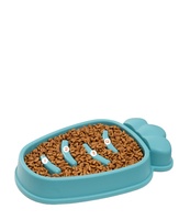 Gamelle Distributrice Intelligente en Plastique Personnalisable pour Animaux de Compagnie, Design Multicolore et Arrondi, Idéale pour Petits Animaux – Vente en Gros