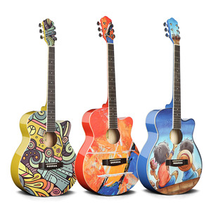 <span class=keywords><strong>Vente</strong></span> <span class=keywords><strong>flash</strong></span> <span class=keywords><strong>Guitare</strong></span> acoustique 40 pouces Bois d'individuation pour <span class=keywords><strong>guitare</strong></span> Touche en tilleul pour enfants/garçons/filles/adolescents/débutants (Couleurs) - Product Image 4