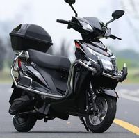 Moto électrique rapide 1500W 3000W avec coffre, frein à disque, 60 km/h, idéale pour la montagne et la livraison (pour adultes)