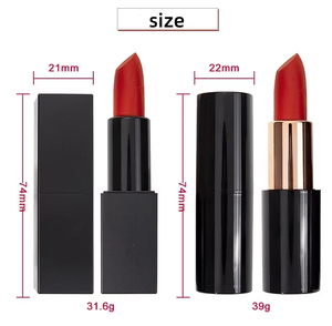 ลิปสติกเนื้อแมทท์ MLM รุ่นใหม่ 24 สี บรรจุในหลอดสีดำ กันน้ำ ติดทนนาน สูตรวีแกน ป้องกันแสงแดด ไม่เหนียวเหนอะหนะ เหมาะสำหรับใช้ทุกวัน เพื่อความงามของริมฝีปาก - Product Image 6