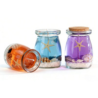 Individuelle Geschenkbox Ozean-Thema Gel-Duftkerze zur Heimdekoration Glas-Aromatherapie-Kerzen