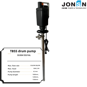 مضخة نقل IBC ذات سرعة قابلة للتعديل، أوتوماتيكية، من الألومنيوم والفولاذ المقاوم للصدأ 304 وPVDF، 110 فولت/220 فولت، مضخة براميل للمذيبات والسوائل الكيميائية - Product Image 6
