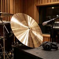 Professional Brass 40 Centimeter Crash Cymbal 16in Drum Kit Accessory Stable Tone Percussion Plate Practice Stage Performance