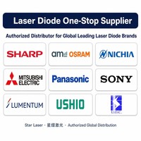 Diode laser verte SHARP 520nm 1.3W, puces laser d'alignement industrielles GH05C01D9G TO-56 4.3V 0-60C pour instruments d'ingénierie et de topographie