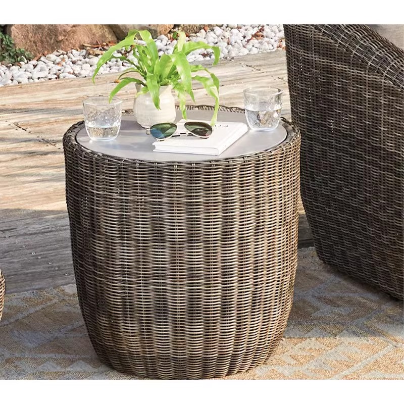 Rattan coffee table