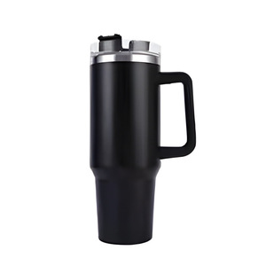 Termo de Acero Inoxidable de 40oz con Asa y Estampado de Leopardo, Taza Portátil para Café y Agua para Coche - Product Image 4