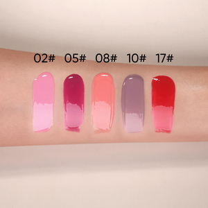 Gloss à lèvres liquide SHS à haute pigmentation, formule à la cire d'abeille, effet repulpant, hydratant, brillant, végan, longue tenue, <span class=keywords><strong>baume</strong></span> à lèvres mignon - Product Image 4