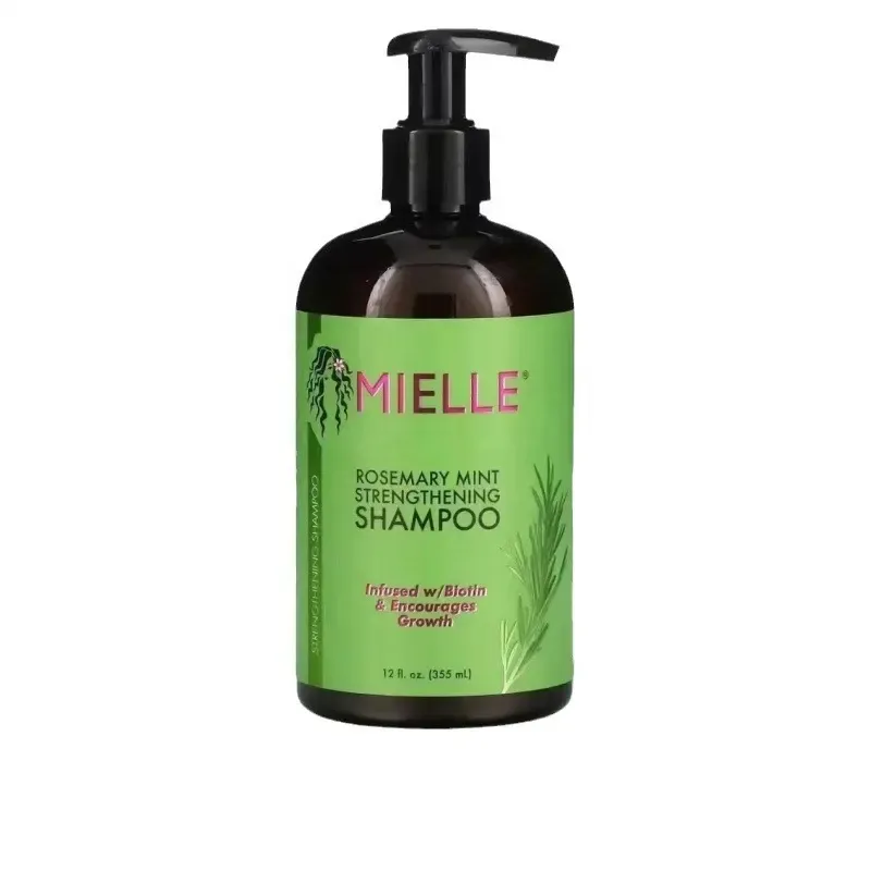 Mielle Rosemary Mint penguat keriting produk perawatan rambut masker rambut untuk kaya busa sampo