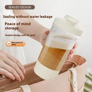 USB 전기 단백질 셰이커 병 휴대용 충전식 블렌더 컵 다목적 400ml 믹싱 컵 피트니스 운동 - Product Image 5