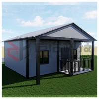 Zaoye Maisons conteneur préfabriquées de 20 pieds Maison préfabriquée de 40 pieds Maison préfabriquée triangulaire Studio modulaire Maison avec boutique Bureau à domicile