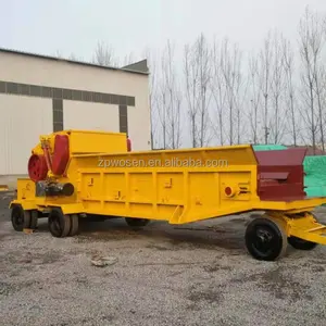 Wood Shredder Machine Chipper For Sale Tree Branch Mobile Diesel Engines Engine Assembly Provided Wood Crusher