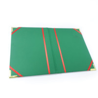 Carpeta de papel de aluminio personalizada, cubierta de soporte de grado de archivo con papel de cartón clásico, tamaño A4, 8,5x11 pulgadas, a la moda