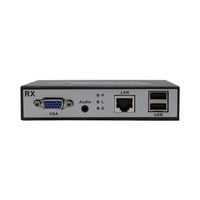 Extensor VGA 1080P sobre Cable Cat5e/Cat6 UTP de 150M con Soporte USB KVM y Audio, 1 Año de Garantía