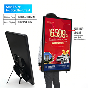 Cartel Publicitario Móvil, Mochila Publicitaria Digital con Pantalla LED, Caja de Luz - Product Image 3