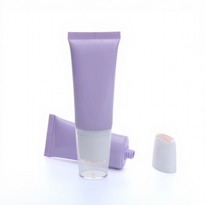 OEM 50ml <b>Plastic</b> Cosmetic Skin Care Body Cream Packaging Wholesale Label Custom Massage Roller Applicator Squeeze <b>Tubes</b> - Product Image 4