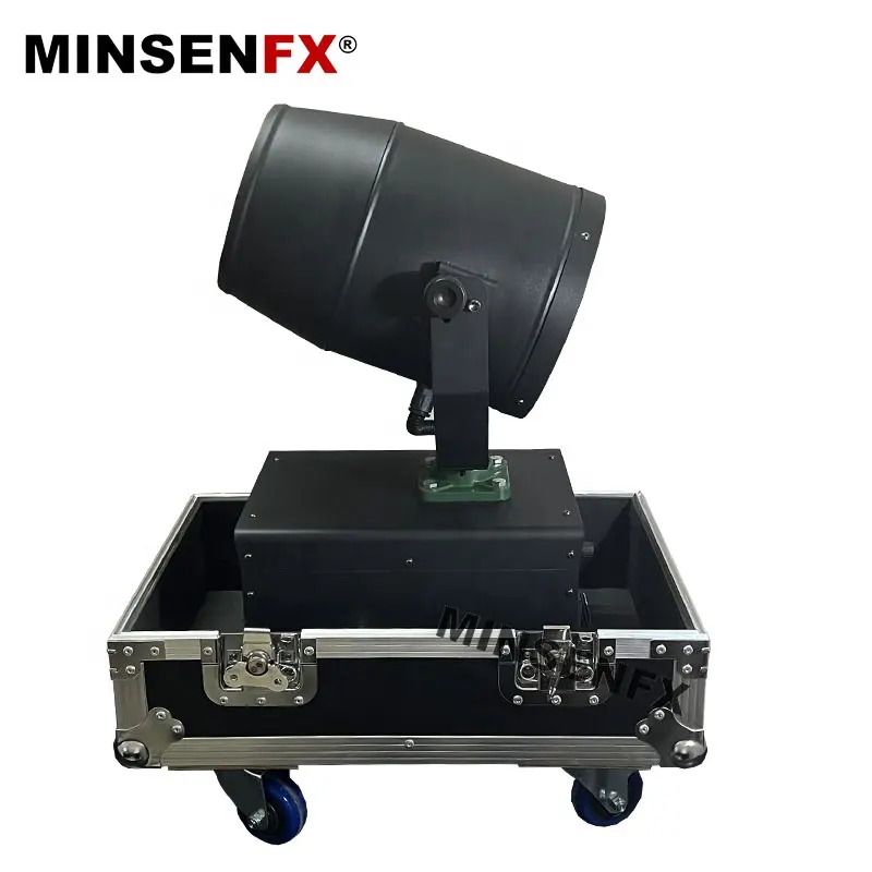 MINSENFX Hersteller Großhandel 2000W mobile Kopf Schnee maschine Party Bühne Schnee maschine Lande maschine