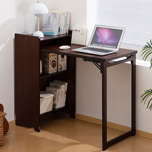 Multifunctional folding table, student single computer desk, simple desk, small apartment folding dormitory bedroom customizable - Product Image 1