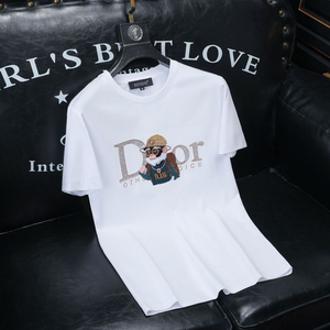 Camiseta de Algodón de Manga Corta, Pantalones Cortos de Verano, Ropa para Hombre, Camiseta para Hombre - Product Image 4