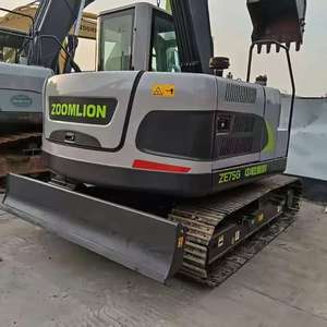 Excavateur d'occasion original en Chine Presque neuf Zoomlion ZE75G Mini pelleteuse sur chenilles ZE60G ZE135G en bon état à bas prix - Product Image 2