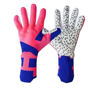 Nouveaux gants <span class=keywords><strong>de</strong></span> <span class=keywords><strong>gardien</strong></span> <span class=keywords><strong>de</strong></span> <span class=keywords><strong>but</strong></span> <span class=keywords><strong>de</strong></span> football unisexe pour adolescents en latex respirant résistant à l'usure antidérapant <span class=keywords><strong>Protection</strong></span> du pouce des doigts pour l'entraînement - Product Image 5
