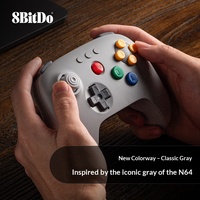 Manette de jeu sans fil 8BitDo N64 Gris pour Nintendo Switch PC Android Jeux rétro