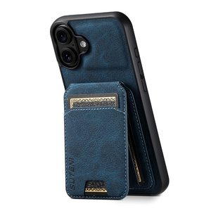 Funda SUTENI para <span class=keywords><strong>iPhone</strong></span> 17 Pro Max con Soporte y Ranuras para Tarjetas, Textura Lichi Esmerilada, Cuero Sintético de Lujo, Compatible con 16 Plus, 15, 14, 13, <span class=keywords><strong>12</strong></span> - Product Image 2