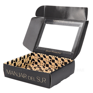 Cajas para Galletas de Panadería con Logotipo Personalizado, Caja para Pastel Tiramisú con Ventana, Contenedor para Pastel Tiramisú con Tapa - Product Image 3