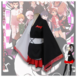 Disfraz de Cosplay de sanronpa para mujer, peluca de Cosplay de mujer, traje de abrigo y falda de Kuma, disfraces de Anime para chica de Halloween - Product Image 4