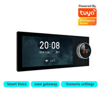 Amplificateur mural intelligent Anjielo 10 pouces avec panneau tactile, contrôle Zigbee pour WiFi, pour PC, en aluminium, passerelle intégrée, télécommande