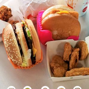 Soportes para hamburguesas, reutilizable, lavable, retráctil, Clip para hamburguesas, soporte de silicona, caja para hamburguesas - Product Image 6