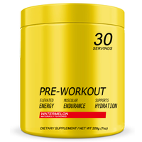 Poudre pré-entraînement OEM en vrac, saveur pastèque, vitamines B6 B12, minéraux, créatine, supplément nutritionnel sportif, booster d'énergie avant l'entraînement