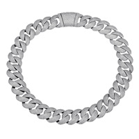 Chaîne cubaine Hip Hop 24 mm à maillons bulles, entièrement sertie de zircons, collier et bracelet pour homme, bijoux de mode pour fêtes, rappeurs, vente en gros