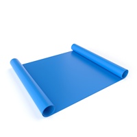 Feuille de joint en rouleau PE/PVC anti-UV, anti-vieillissement, 100 % vierge, vulcanisée mate, haute température, orange, 1 m, épaisseur 3 mm et 2 mm