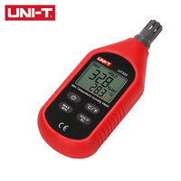 UT333 UT333BT UNI-T Mini Termómetro Higrómetro Digital LCD con Modo MAX/MIN, Botón Inteligente y Batería
