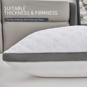 Fabricant de gros pas cher taille personnalisée doux <span class=keywords><strong>microfibre</strong></span> polyester <span class=keywords><strong>duvet</strong></span> <span class=keywords><strong>oreiller</strong></span> de lit alternatif - Product Image 2